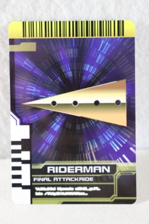 Photo1: Kamen Rider Decade / Complete Selection Modification CSM Rider Card Final Attack Ride Riderman (1)