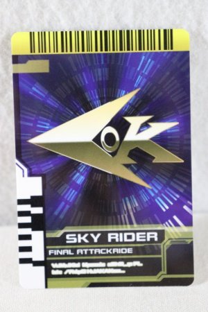 Photo1: Kamen Rider Decade / Complete Selection Modification CSM Rider Card Final Attack Ride Sky Rider (1)