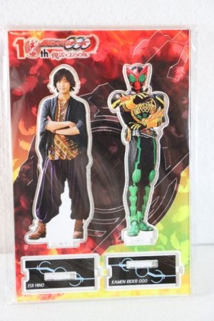 Photo1: Kamen Rider OOO / Acrylic Stand Eiji Hino & OOO (1)