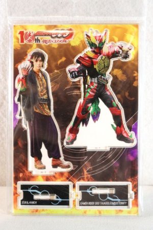 Photo1: Kamen Rider OOO / Acrylic Stand Eiji& Ankh & OOO TaJaDor Combo Eternity (1)