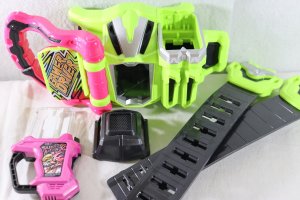 Photo1: Kamen Rider Ex-Aid / DX Gamer Driver & DX Mighty Action X Set Used (1)