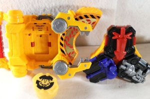 Photo1: Kamen Rider Geats / DX Powered Builder Buckle & Gigant Buckle Set Used (1)