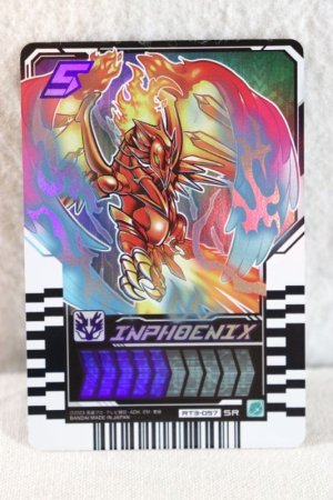 Photo1: Kamen Rider Gotchard / Ride Chemy Trading Card SR RT3-057 Inphoenix (1)