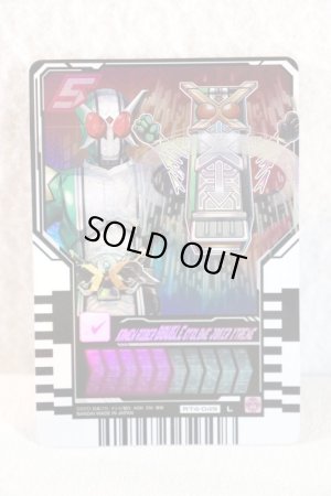 Photo1: Kamen Rider Gotchard / Ride Chemy Trading Card L RT4-049 W Cyclone Joker Xtreme (1)