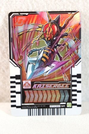 Photo1: Kamen Rider Gotchard / Ride Chemy Trading Card SR RTX-004 Kaiserbee (1)