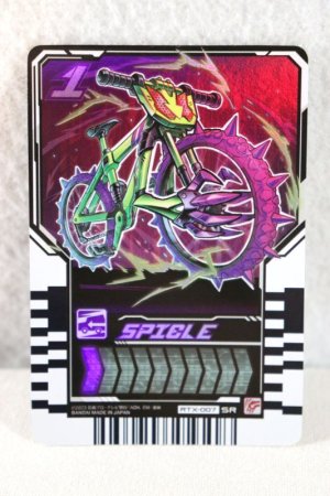 Photo1: Kamen Rider Gotchard / Ride Chemy Trading Card SR RTX-007 Spicle (1)