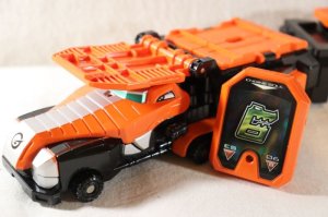 Photo1: Engine Sentai Go-Onger / Engine Gattai Series 06 Engine Carrigator Used (1)