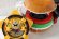 Photo1: Shuriken Sentai NinNinger / Ninja Star Burger & Star Ninger Shuriken Used (1)