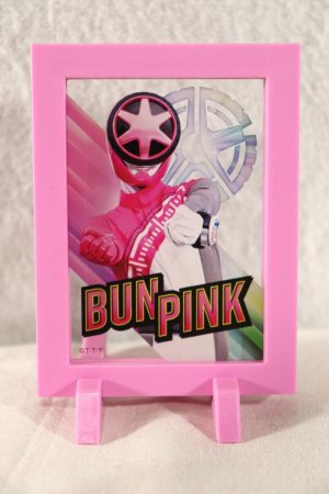 Photo1: Bakuage Sentai BoonBoomger / Frame Magnet Bun Pink (1)