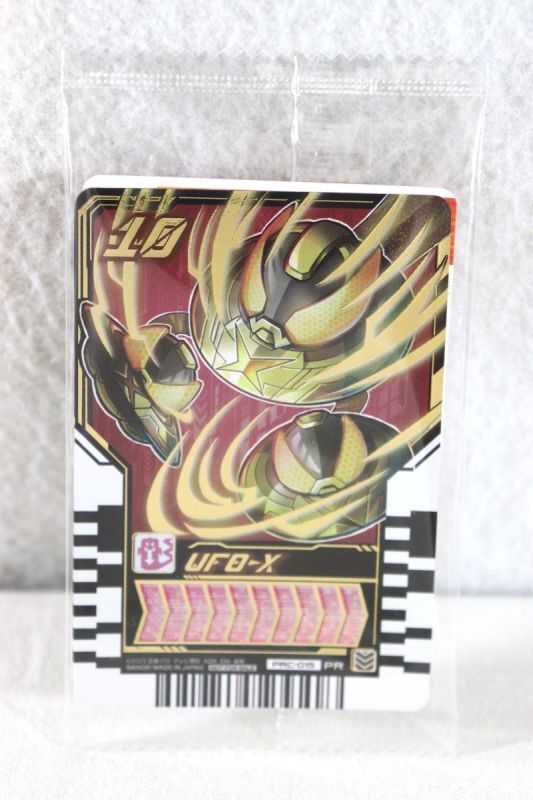 Kamen Rider Gotchard / Ride Chemy Trading Card PRC-015 UFO-X ＆PRC-016 X  Assemble