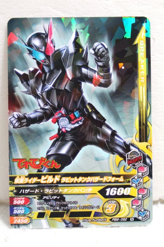 GANBARIZING PBM-082 Kamen Rider Build Rabbit Tank Hazard Form